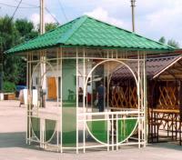 Беседка с поликарбонатом