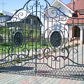 Кованые ворота в Гурьевске от компании Ареан-Сибирь